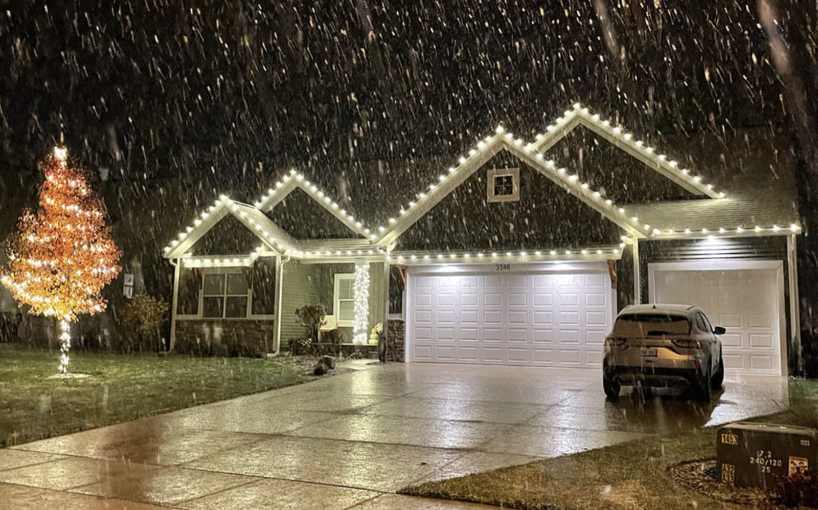 PurePro Christmas light installation in West Michigan, MI